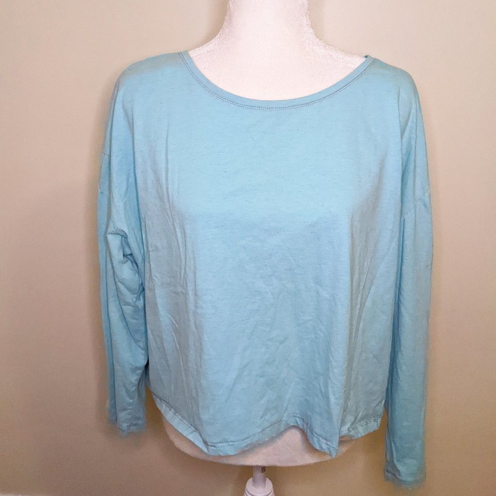 OLIVER BONAS, Super Comfy Midriff Pajama Top, Size L
